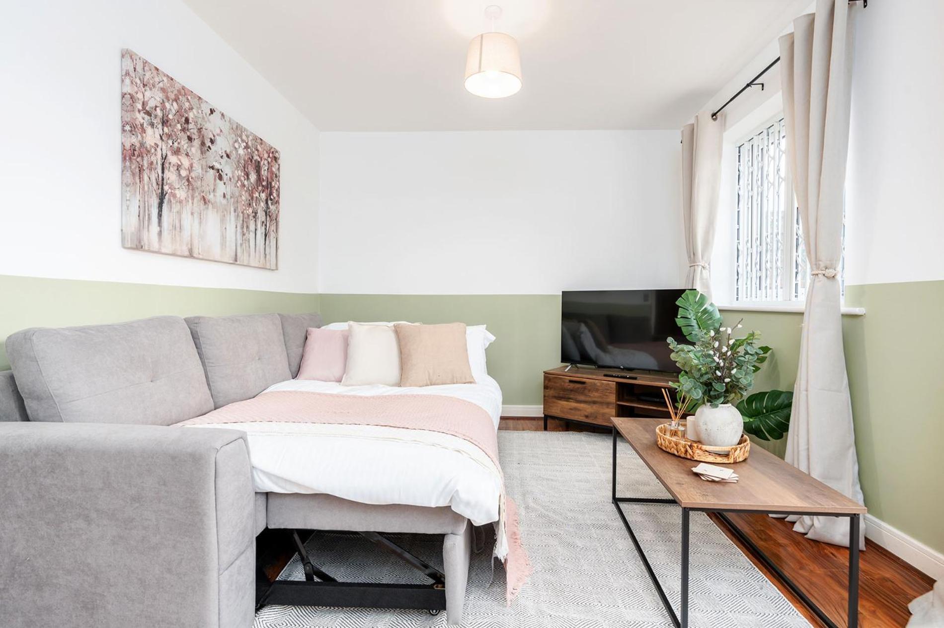6 Guests - 3 Bedrooms - Free Wi-Fi - Манчестер Екстер'єр фото